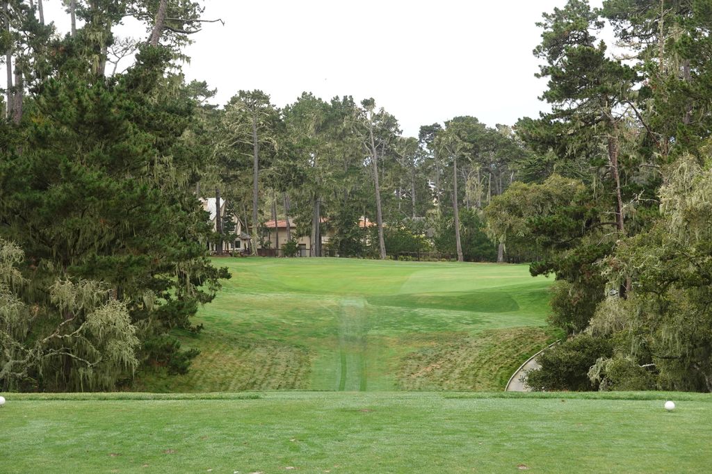 16th Hole at Spyglass Hill Golf Course (476 Yard Par 4)